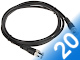 KÁBEL CROSS-BNC/1.5M*P20 1.5 m